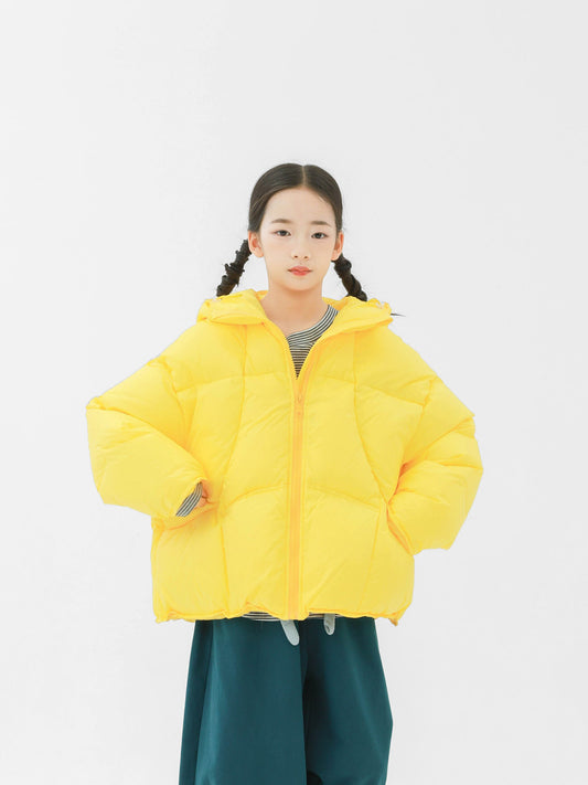 Pawpaw Liu | Yellow Warm Short Down Jacket イエロー ショート ダウンジャケット【mh0020088】