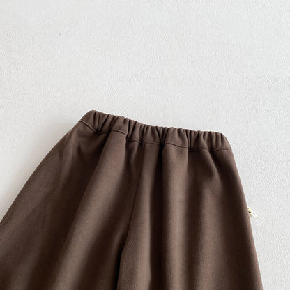 Lace Trim Straight Pants レース フリル ストレートパンツ【mh0012093】