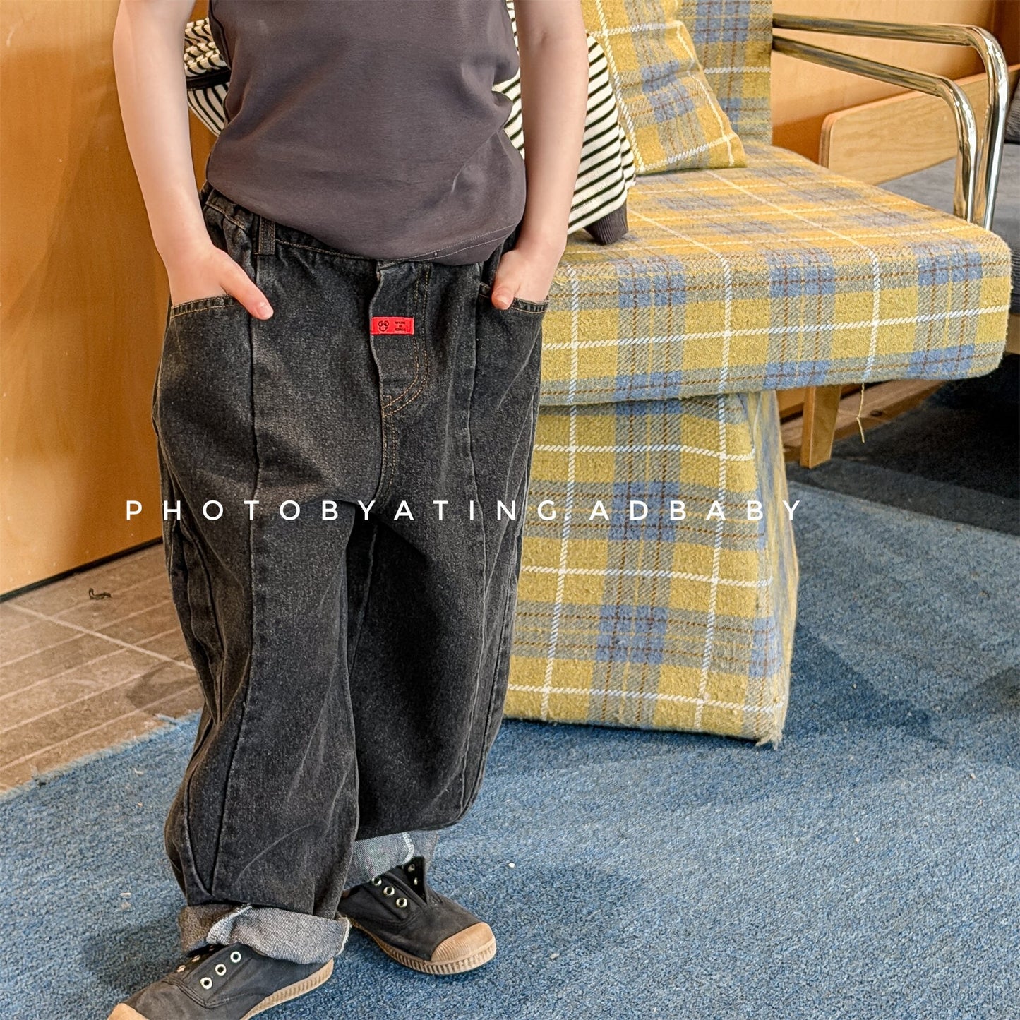 Spring Denim Tapered Pants デニム テーパードパンツ【mh0012082】