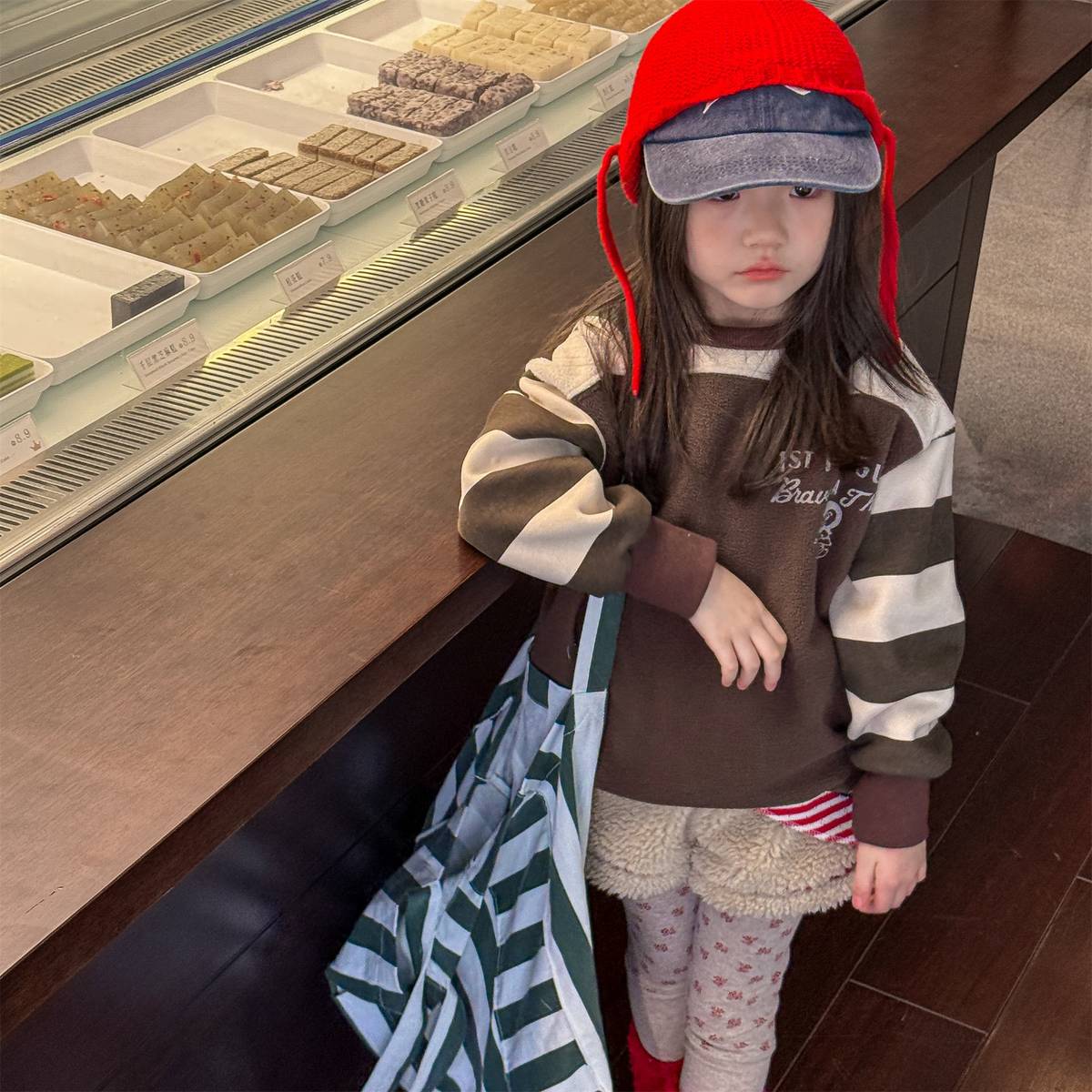 -長袖スウェット プルオーバー フリース素材 カジュアルトップス【mh0011401】 - mamahalo shop - トレーナー・フーディ -  べビー服 - 子供服 - 男の子 - 女の子