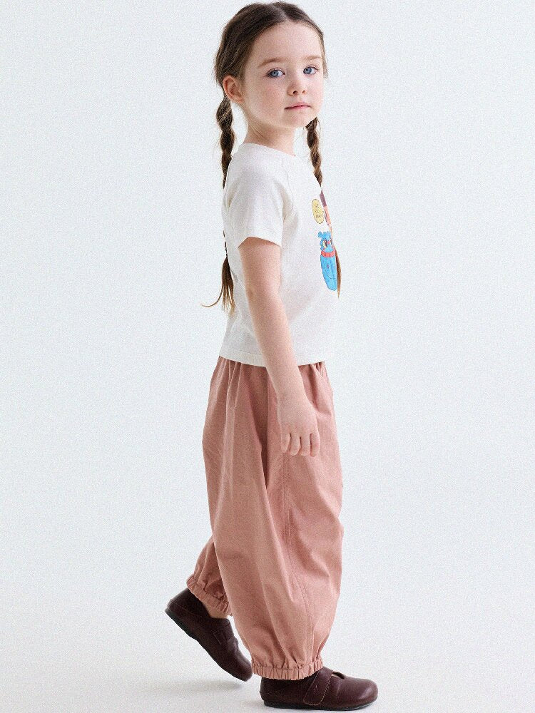Graphic Print Cotton Raglan T-Shirt キャラクタープリント ラグランTシャツ【mh0013170】