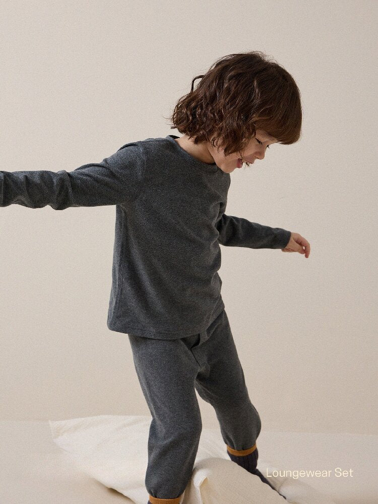 Conjunto de camiseta de manga larga y pantalón largo para niños [mh0014243]