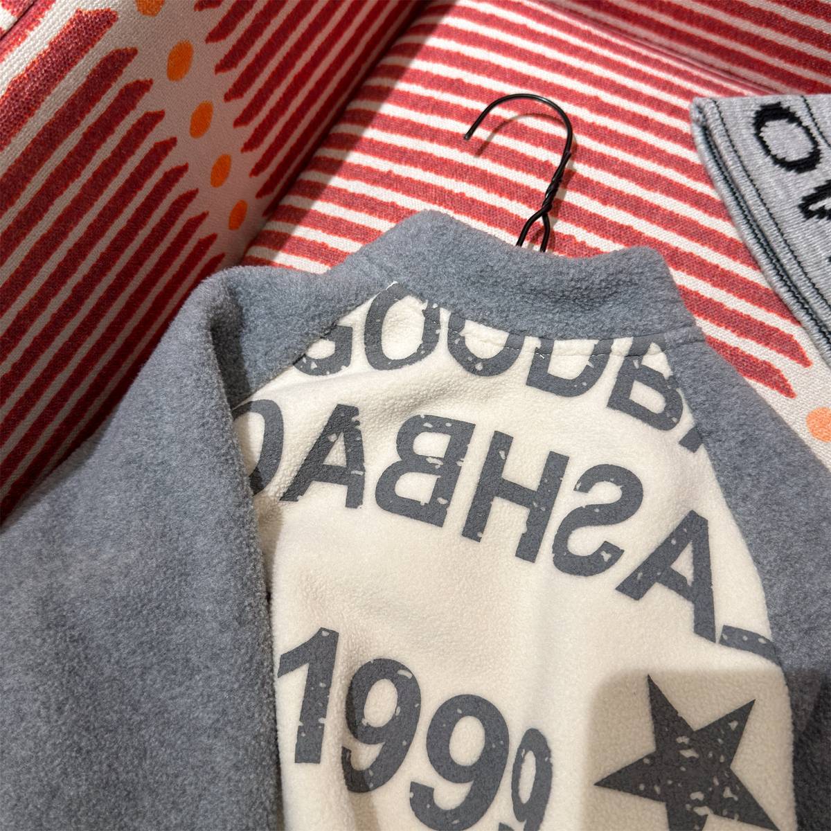 -長袖Tシャツ フリース素材 ラグラン袖 プリントロゴ ハイネック【mh0011410】 - mamahalo shop - 長袖Tシャツ -  べビー服 - 子供服 - 男の子 - 女の子