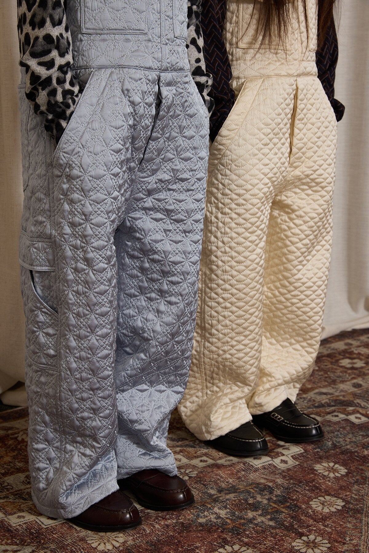 yummy&amp;rocky | Imported Quilted Cotton Warm Bib Pants [mh0020095]