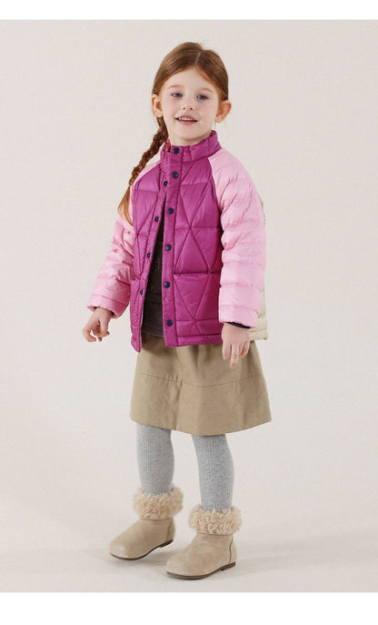 -キッズ ダウンジャケット 90%ホワイトダックダウン 撥水 軽量 アウター【mh0011344】 - mamahalo shop - ショートコート・ジャケット・ジャンパー -  べビー服 - 子供服 - 男の子 - 女の子