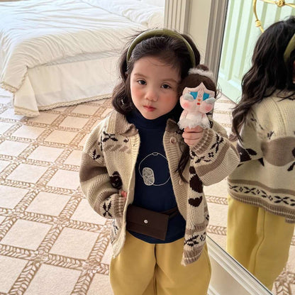 長袖ハイネックトップス | アップリケ刺繍 | 裏起毛モックネックカットソー【mh0011471】