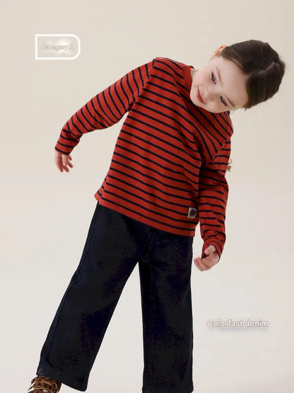 -シンプルベーシックストレートデニムパンツ【mh0011298】 - mamahalo shop - デニムパンツ -  べビー服 - 子供服 - 男の子 - 女の子