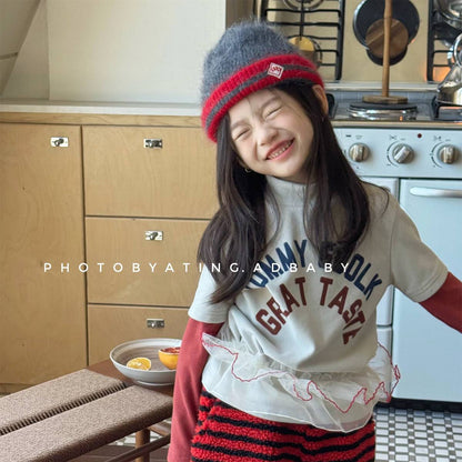 -長袖Tシャツ 裏起毛 ハイネック あったかインナー ベーシック【mh0011416】 - mamahalo shop - 長袖Tシャツ -  べビー服 - 子供服 - 男の子 - 女の子