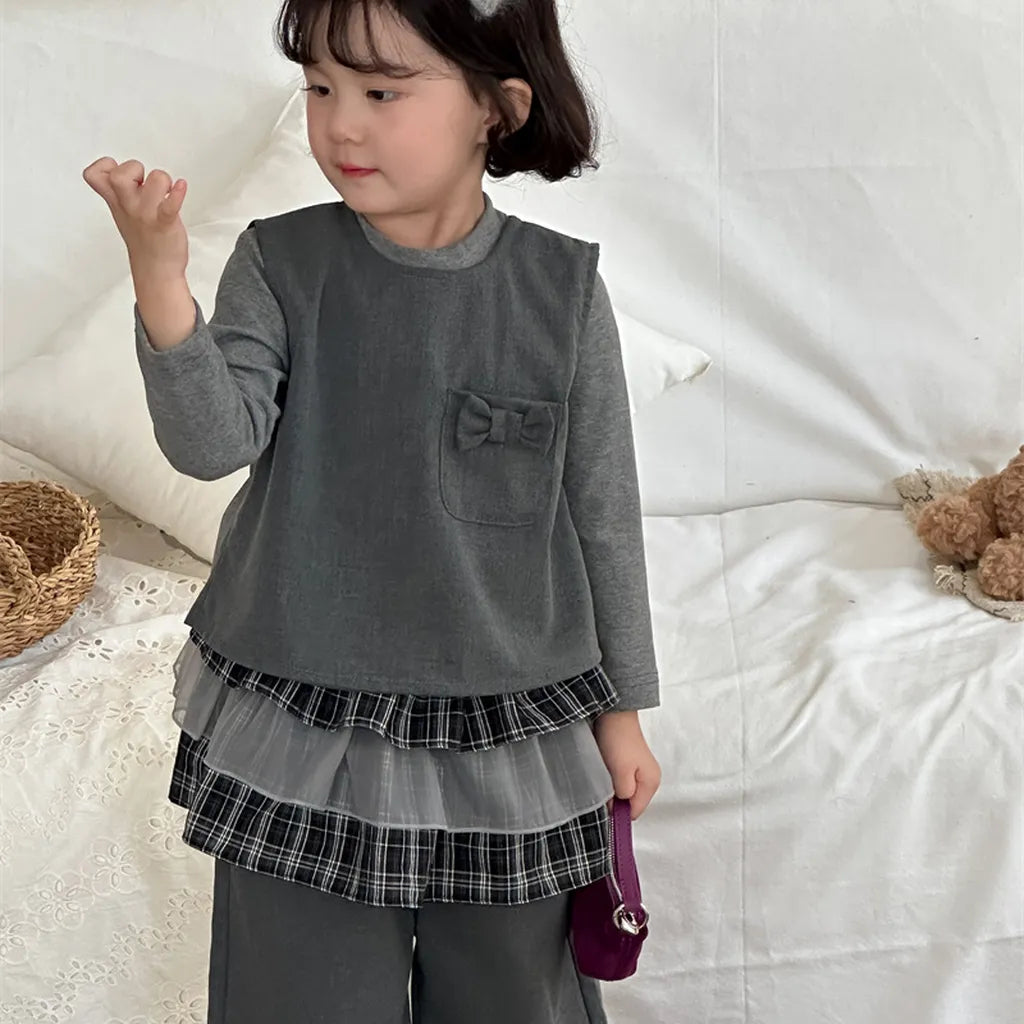 -チェックチュールレイヤードミニスカート【mh0011268】 - mamahalo shop - スカート -  べビー服 - 子供服 - 男の子 - 女の子