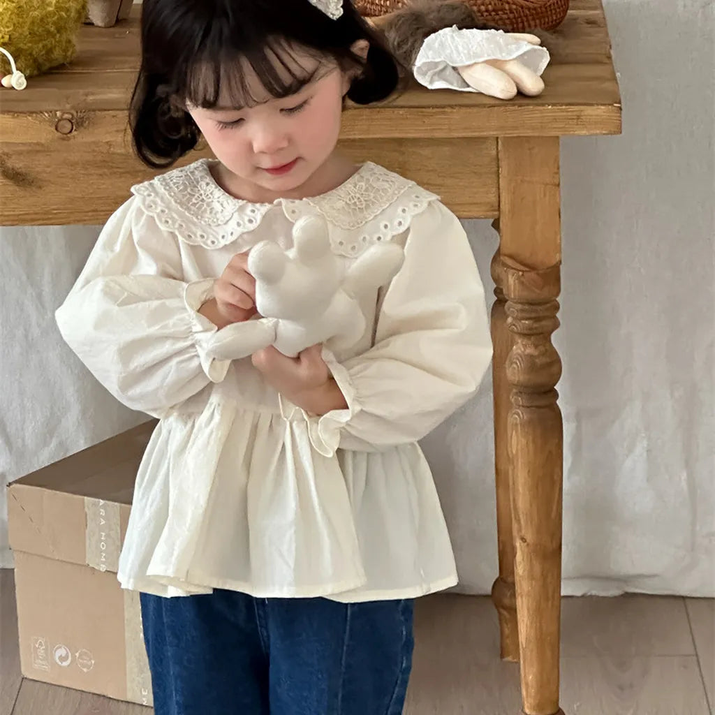 -切替デザインデニムフレアベルボトムパンツ【mh0011256】 - mamahalo shop - デニムパンツ -  べビー服 - 子供服 - 男の子 - 女の子