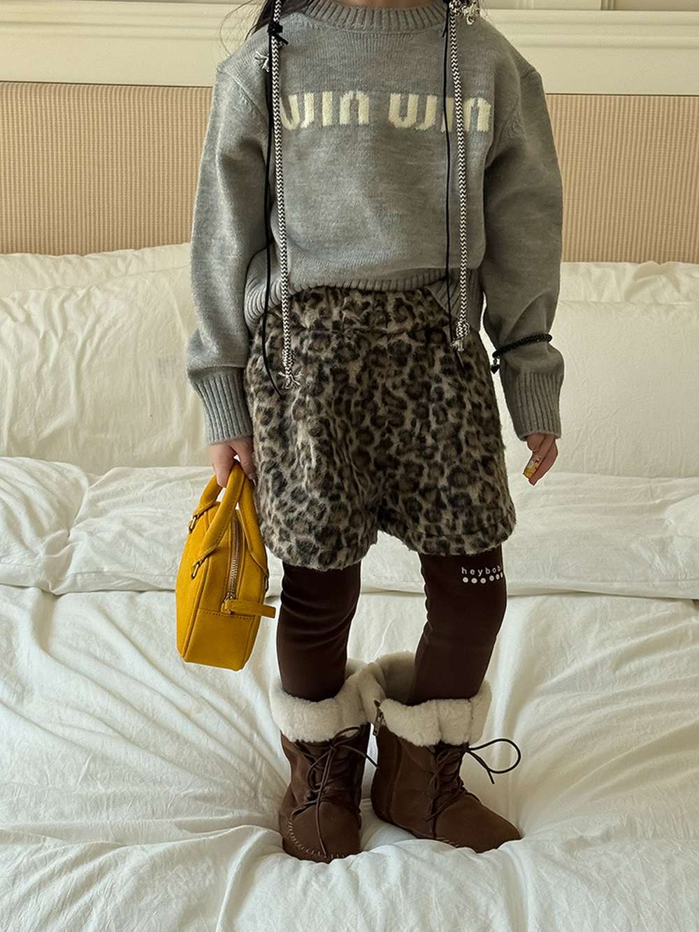 長袖セーター アルファベット刺繍 ラウンドネック プルオーバー【mh0011462】