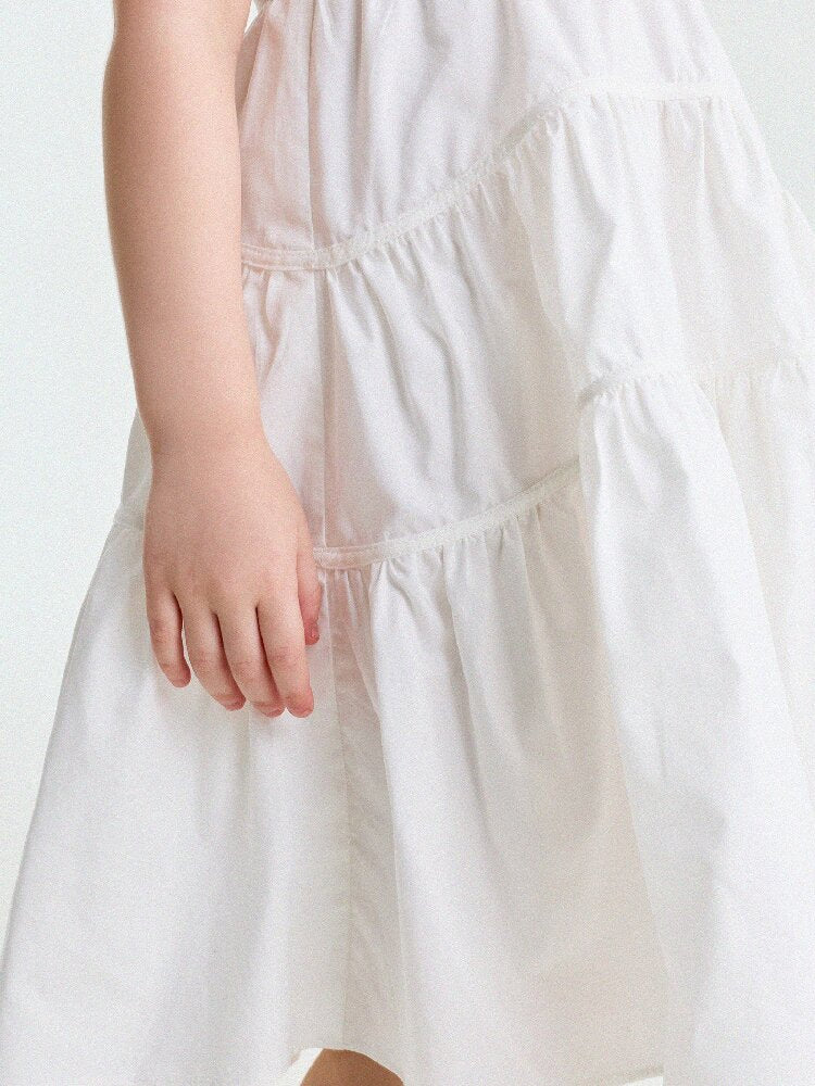 Spliced Tiered Tank Dress ノースリーブ ティアードワンピース【mh0013175】