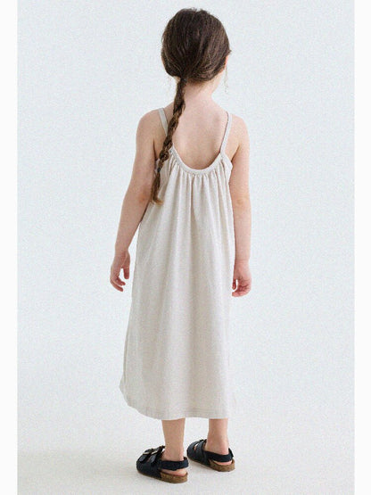 Vintage Printed Cotton Sundress ラッフル キャミソールワンピース【mh0013201】