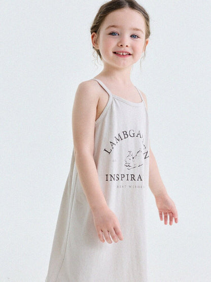 Vintage Printed Cotton Sundress ラッフル キャミソールワンピース【mh0013201】