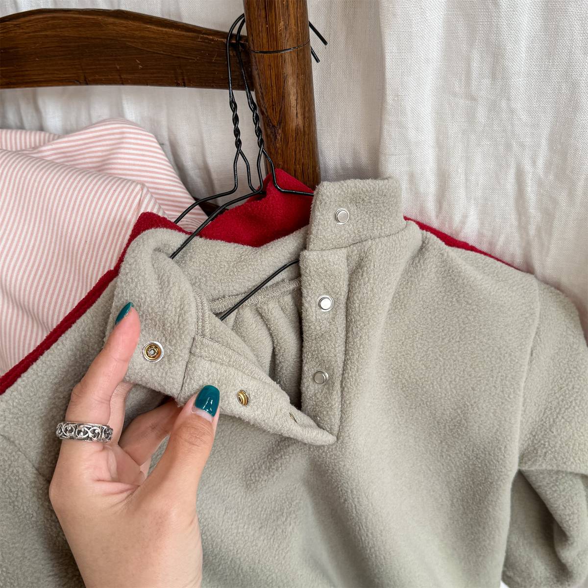 -長袖Tシャツ フリース素材 ハイネック ペンギン刺繍 プルオーバー【mh0011407】 - mamahalo shop - 長袖Tシャツ -  べビー服 - 子供服 - 男の子 - 女の子