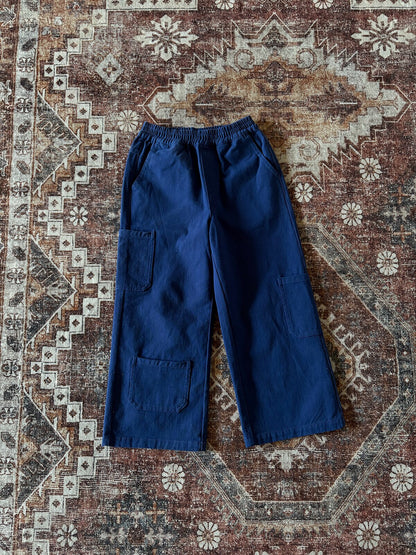 yummy&rocky | Micro Brushed Denim Cargo Pants ピーチ起毛デニムカーゴパンツ【mh0020102】
