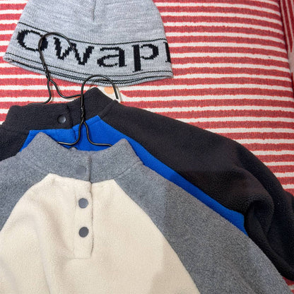 -長袖Tシャツ フリース素材 ラグラン袖 プリントロゴ ハイネック【mh0011410】 - mamahalo shop - 長袖Tシャツ -  べビー服 - 子供服 - 男の子 - 女の子