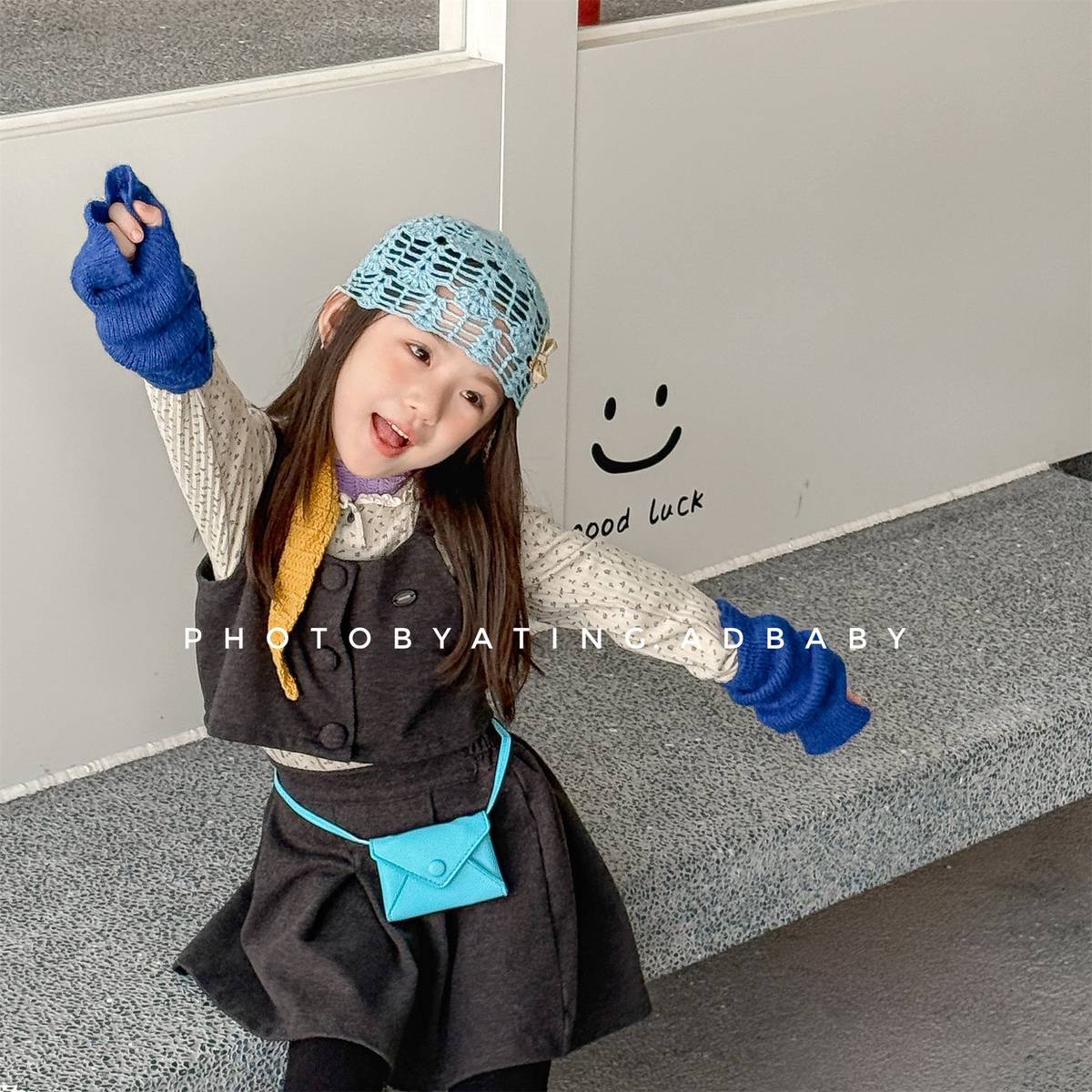 -キャミソールトップス+スカートセットアップ 2点セット ウール調素材【mh0011413】 - mamahalo shop - ノースリーブセットアップ -  べビー服 - 子供服 - 男の子 - 女の子