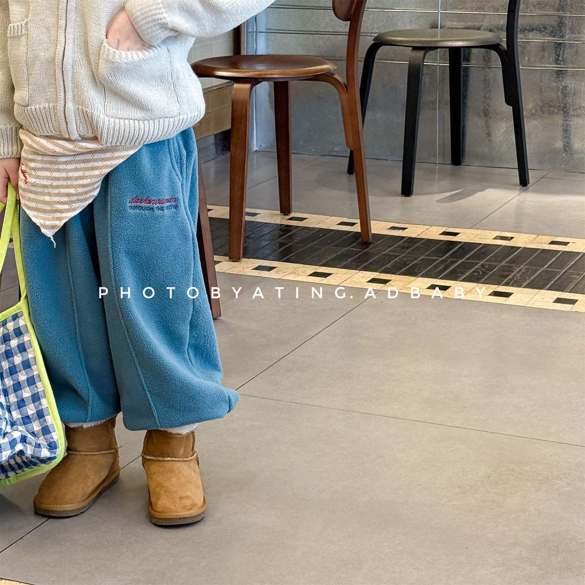 -フリーススウェットパンツ ルーズシルエット あったか長ズボン【mh0011423】 - mamahalo shop - ロングパンツ・スウェットパンツ -  べビー服 - 子供服 - 男の子 - 女の子