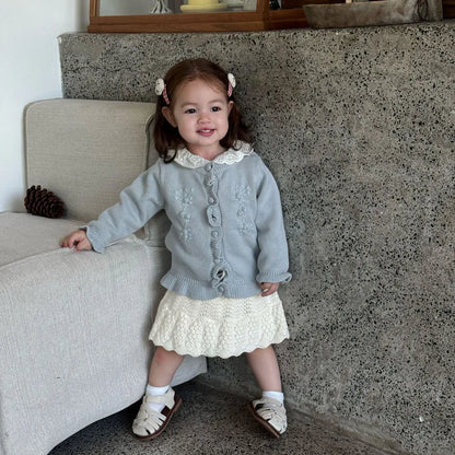 -クロシェ編みフリルニットンツインスカート【mh0011144】 - mamahalo shop - スカート -  べビー服 - 子供服 - 男の子 - 女の子