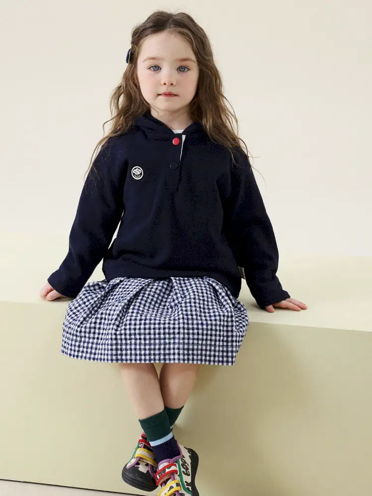 -フレンチスタイルチェックジャケット/ボックスプリーツスカート スーツ【mh0011299】 - mamahalo shop - 長袖セットアップ -  べビー服 - 子供服 - 男の子 - 女の子