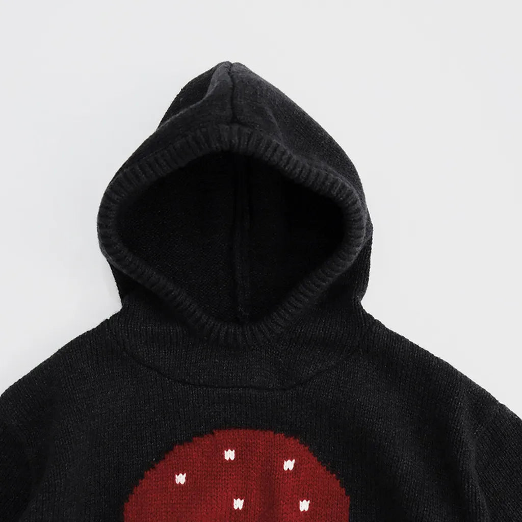 -きのこモチーフフーディニットセーター【mh0011285】 - mamahalo shop - ニット・セーター -  べビー服 - 子供服 - 男の子 - 女の子