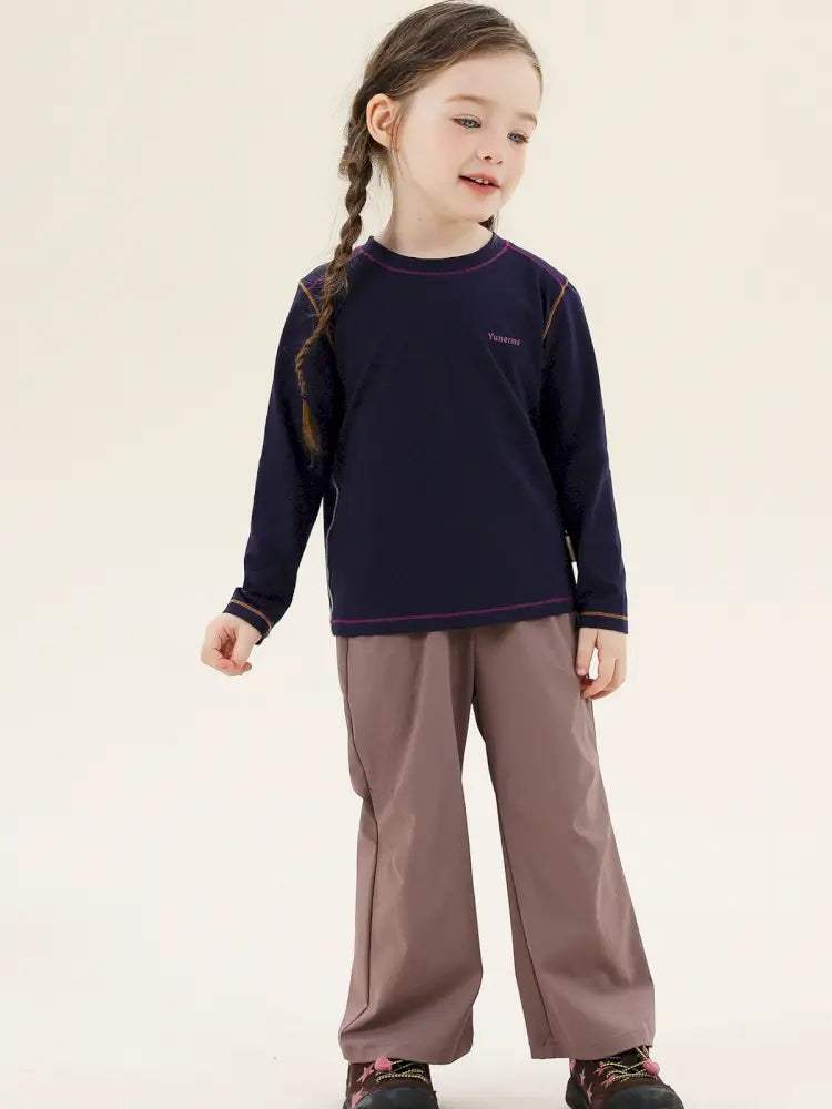 -切り替えステッチ長袖Tシャツ【mh0011300】 - mamahalo shop - 長袖Tシャツ -  べビー服 - 子供服 - 男の子 - 女の子