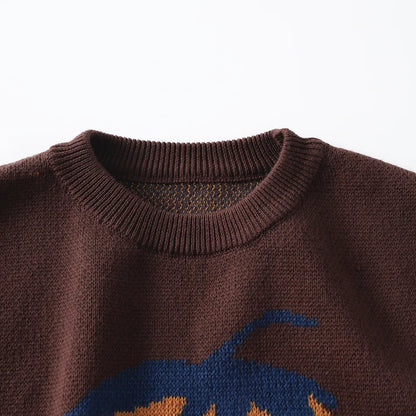 -ビッグいちご柄ニットベスト【mh0011093】 - mamahalo shop - ベスト -  べビー服 - 子供服 - 男の子 - 女の子