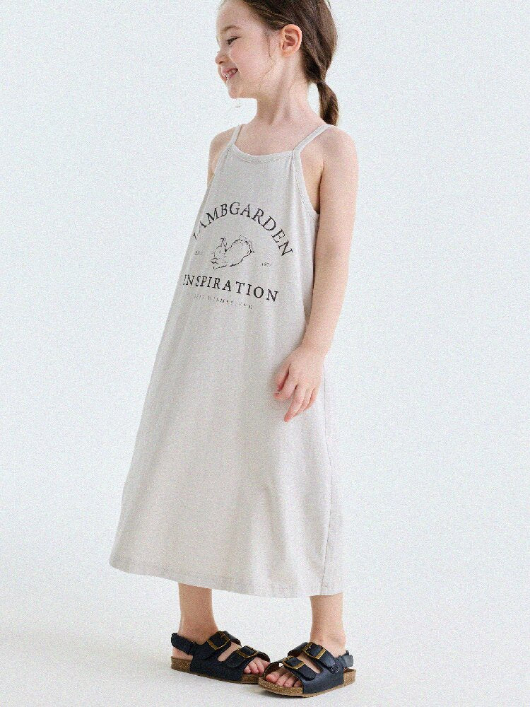 Vintage Printed Cotton Sundress ラッフル キャミソールワンピース【mh0013201】