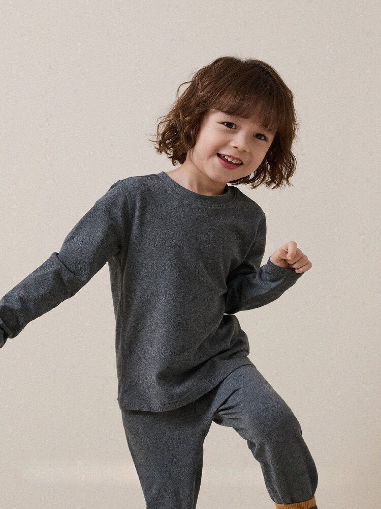 Conjunto de camiseta de manga larga y pantalón largo para niños [mh0014243]
