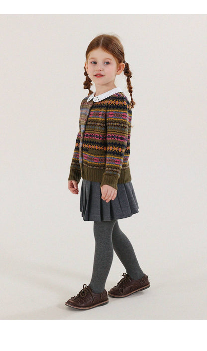 -キッズ タイツ 裏起毛 暖かい レギンス 無地 ファッション【mh0011345】 - mamahalo shop - レギンスパンツ -  べビー服 - 子供服 - 男の子 - 女の子