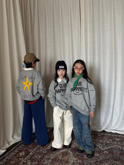 yummy&rocky | Star Print Soft Terry Thick T-Shirt 星柄テリー厚手長袖Tシャツ【mh0020103】