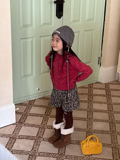 ショートパンツ レオパード柄 ウエストゴム ボトムス【mh0011454】