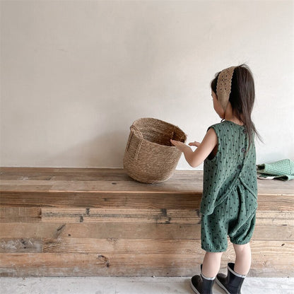 Polka Dot Sleeveless & Shorts Set ドット柄 ノースリーブ セットアップ【mh0012141】