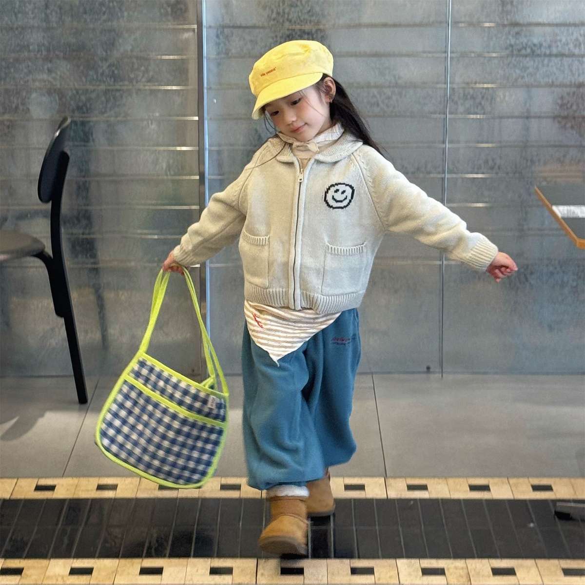 -フリーススウェットパンツ ルーズシルエット あったか長ズボン【mh0011423】 - mamahalo shop - ロングパンツ・スウェットパンツ -  べビー服 - 子供服 - 男の子 - 女の子