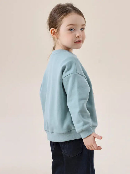 -アニマルプリント長袖スウェットトレーナー【mh0011297】 - mamahalo shop - トレーナー・フーディ -  べビー服 - 子供服 - 男の子 - 女の子