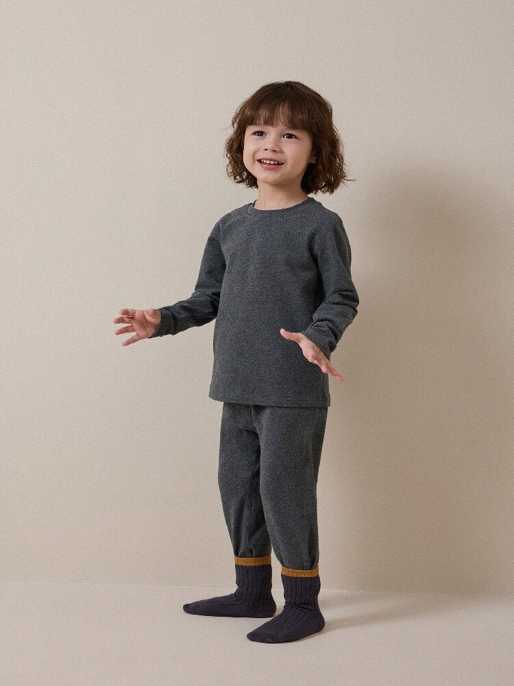 Conjunto de camiseta de manga larga y pantalón largo para niños [mh0014243]