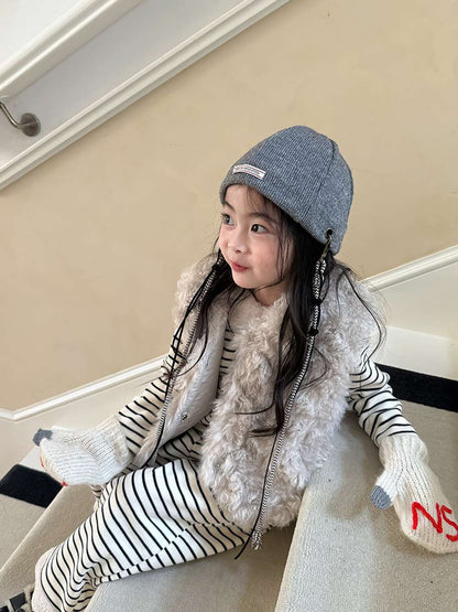 フェイクファーベスト | 中綿入り | プリンセスラインボアトップス【mh0011470】