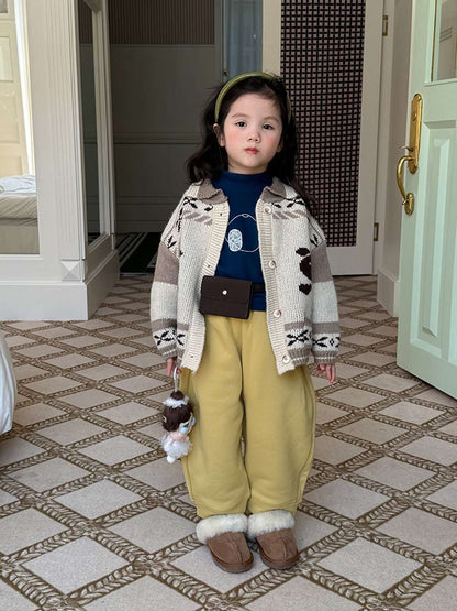 長袖ハイネックトップス | アップリケ刺繍 | 裏起毛モックネックカットソー【mh0011471】