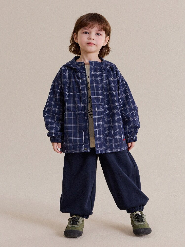 Pantalón de chándal jogger holgado con bolsillos con cremallera para niños y jóvenes [mh0014236]