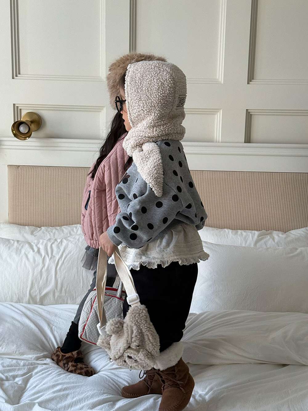 裏起毛長袖トレーナー | ロゴプリントビッグシルエット | オーバーサイズスウェット【mh0011466】