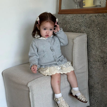 -クロシェ編みフリルニットンツインスカート【mh0011144】 - mamahalo shop - スカート -  べビー服 - 子供服 - 男の子 - 女の子