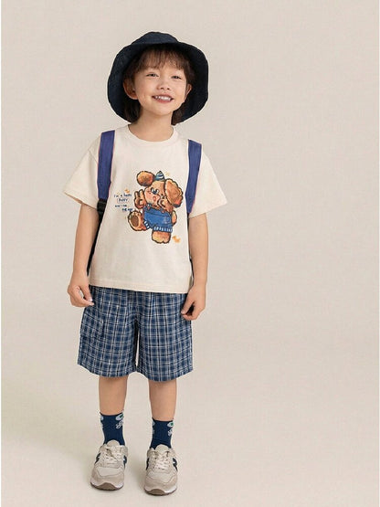 Cotton Plaid Casual Shorts 先染めチェック コットン ショートパンツ【mh0012738】