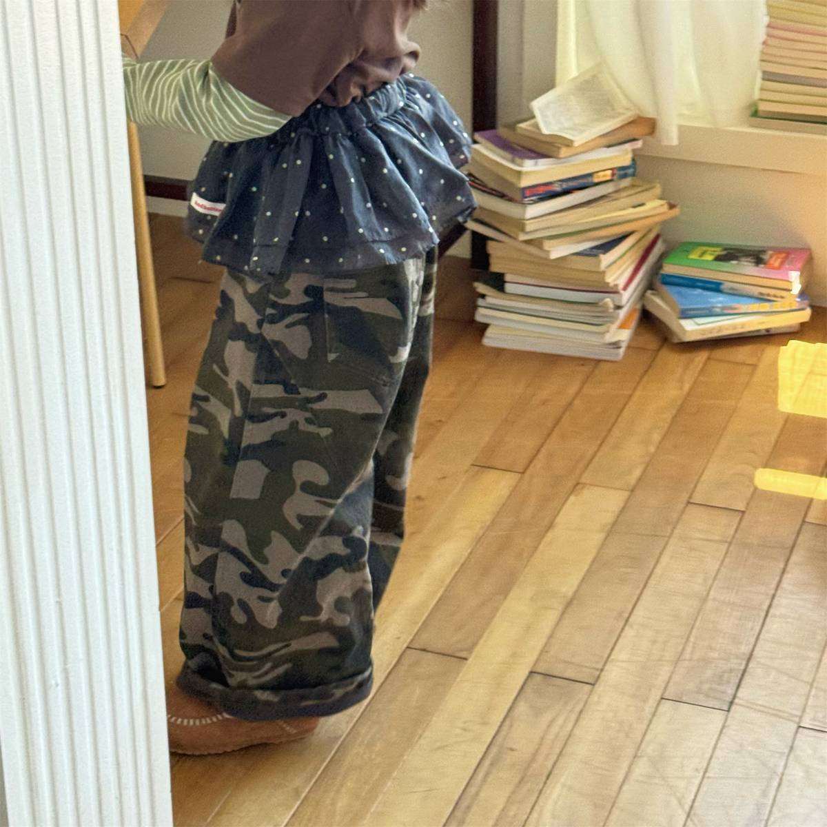 -カモフラ柄ロングパンツ 裏起毛 長ズボン カジュアルパンツ【mh0011414】 - mamahalo shop - ロングパンツ・スウェットパンツ -  べビー服 - 子供服 - 男の子 - 女の子