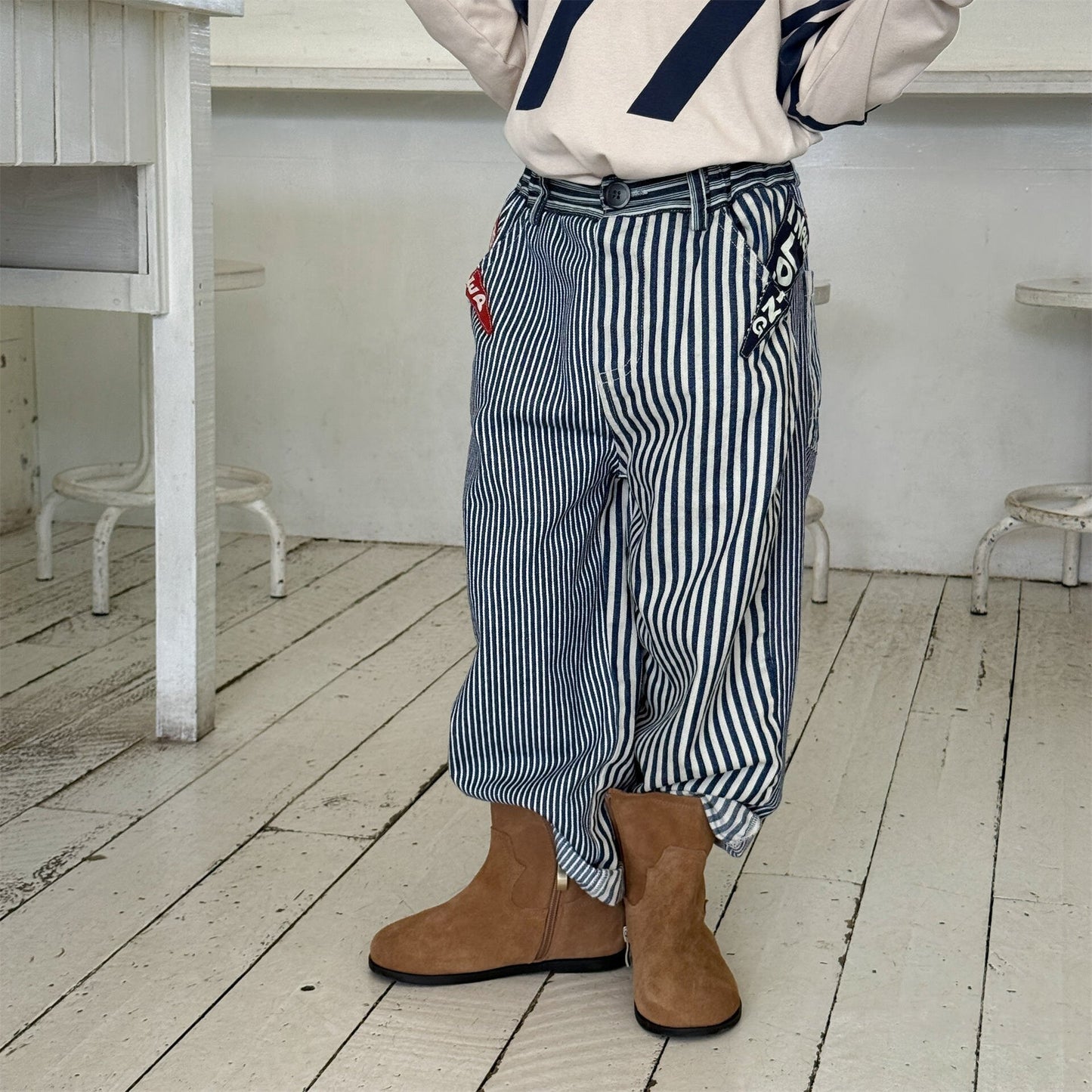 Spring Denim Pants Harem Pants デニム ハーレムパンツ【mh0012081】