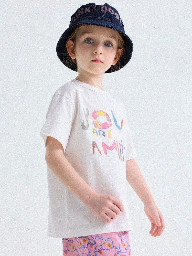 Lettering Graphic Short-Sleeved T-Shirt ビッグシルエット 半袖Tシャツ【mh0013196】