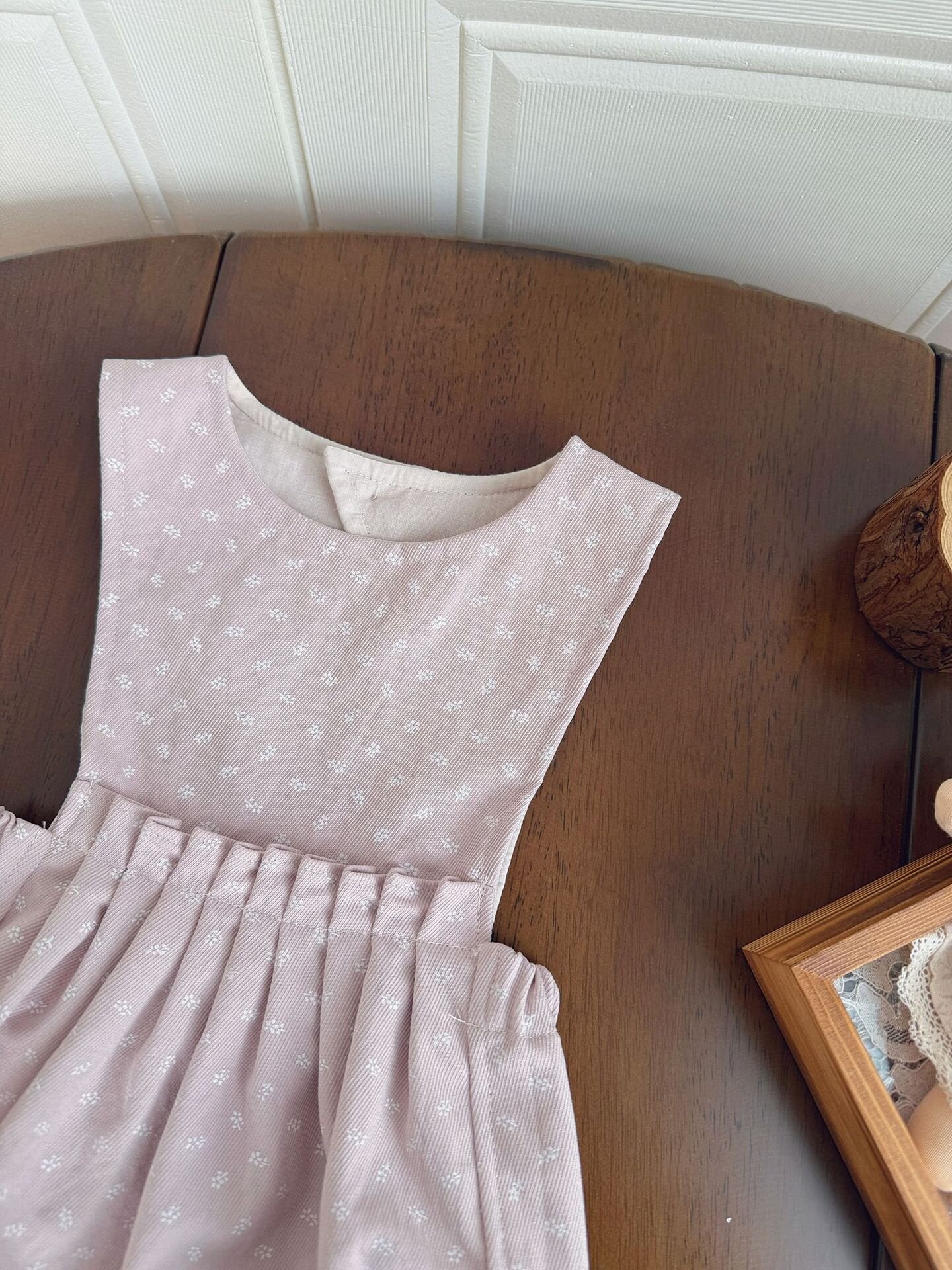 Floral Twill Suspender Romper 花柄 ツイル サスペンダー ロンパース【mh0012154】