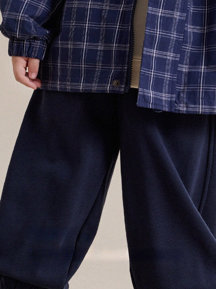 Pantalón de chándal jogger holgado con bolsillos con cremallera para niños y jóvenes [mh0014236]