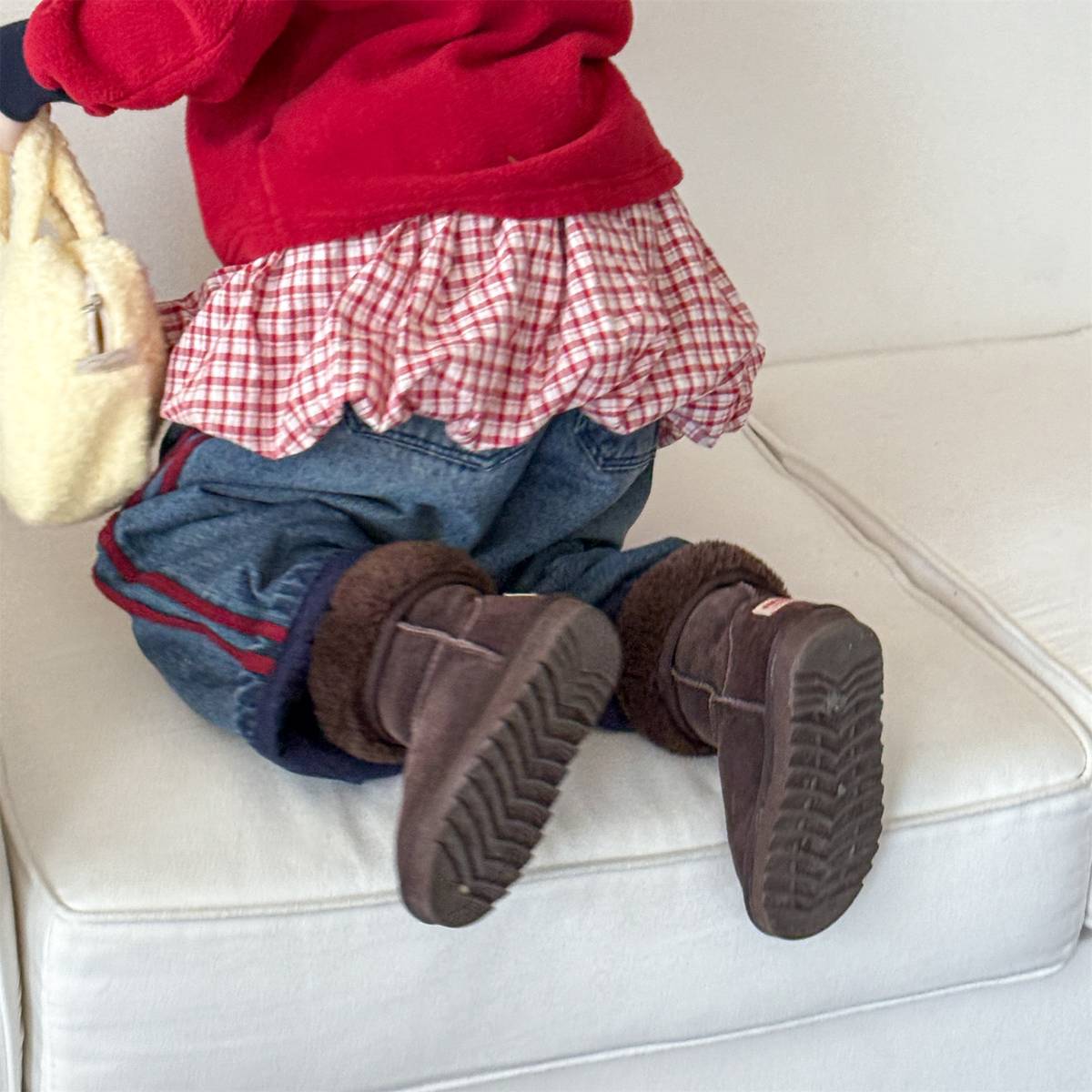 -デニムロングパンツ 裏キルティング 中綿入り ジーンズ 長ズボン【mh0011403】 - mamahalo shop - ロングパンツ・スウェットパンツ -  べビー服 - 子供服 - 男の子 - 女の子