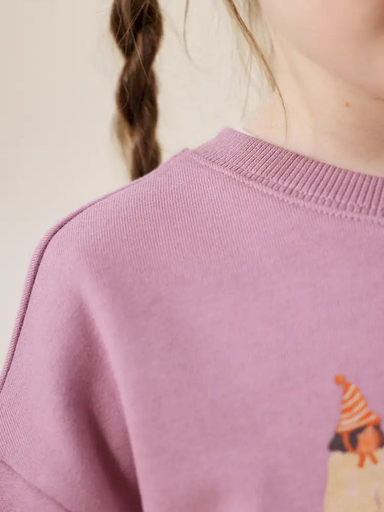 -アニマルプリント長袖スウェットトレーナー【mh0011297】 - mamahalo shop - トレーナー・フーディ -  べビー服 - 子供服 - 男の子 - 女の子